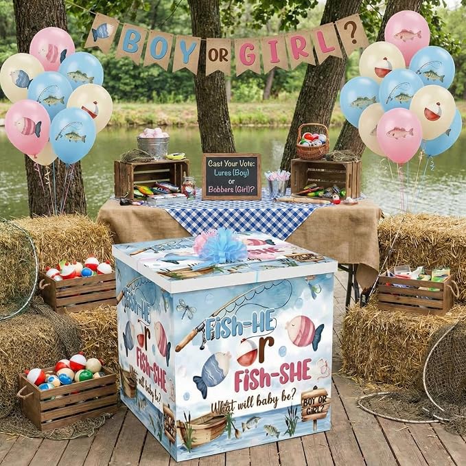 AmazingSpark 28in Giant Gender Reveal Gift Box - Image 4