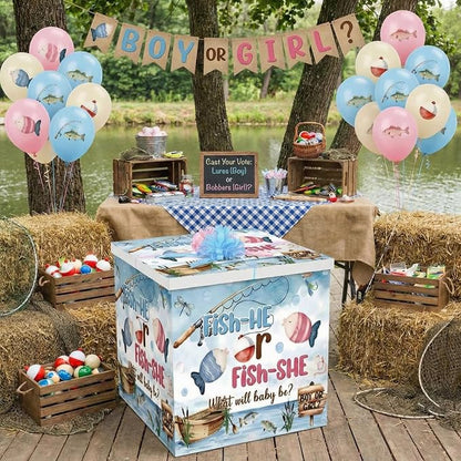 AmazingSpark 28in Giant Gender Reveal Gift Box - Image 4