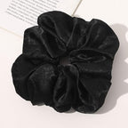 Scrunchies Hair Ties for Women - Big Silk Satin Scrunchie Exra Large Jumbo Gaint Oversized Cute Scrunchy for Curl Thick Hair Ligas Para el Cabello De Mujer Decorations Hair Accessories Gift for Girls
