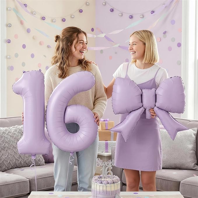 40 Inch Light Purple Number 7 - Image 5