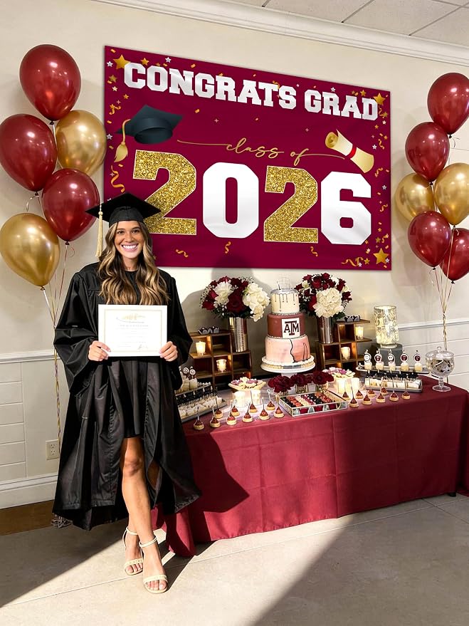 Class of 2026 Graduation Banner 47x67" - Image 7