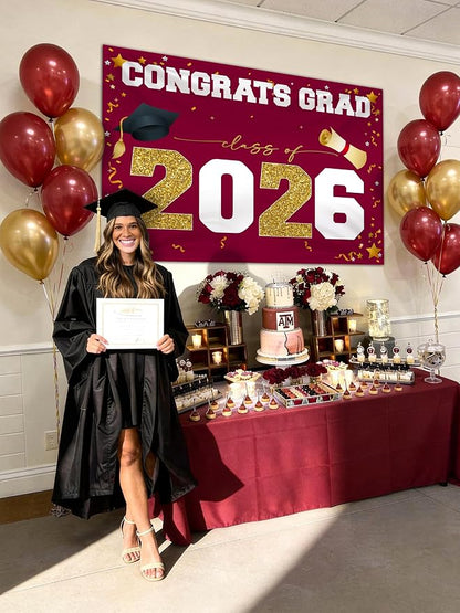 Class of 2026 Graduation Banner 47x67" - Image 7