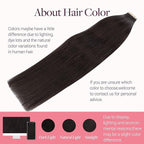GOO GOO Tape in Hair Extensions Human Hair, 2 Dark Brown, 12inch 40g 20pcs, Skin Weft Seamless Invisible, Silky Straight with Thick Ends, Remy Human Hair