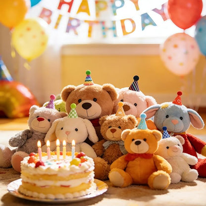CANREVEL Mini Party Hats for Stuffed Animals Headwear, Birthday Hats - Image 6