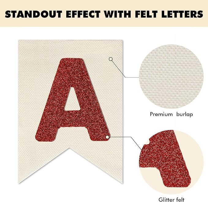 Custom Banner Kit, 28 Burlap Banner - Image 3