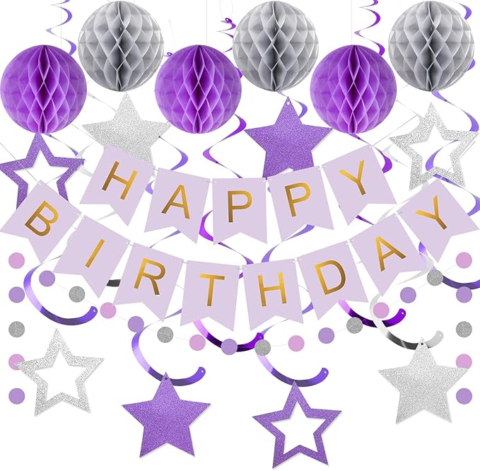 meowtastic Birthday Decorations Happy Birthday Banner by meowtastic%C2%AE%E2%80%94Idealforyourparty