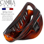 Camila Paris CP1561 French Hair Clip for Women Thick Hair for Long Curly Wavy Hair, Girls Hair Claw Clips Jaw, Durable Styling Big Claw Clip for Thick Hair, Strong Hold No Slip Grip, Made in France
