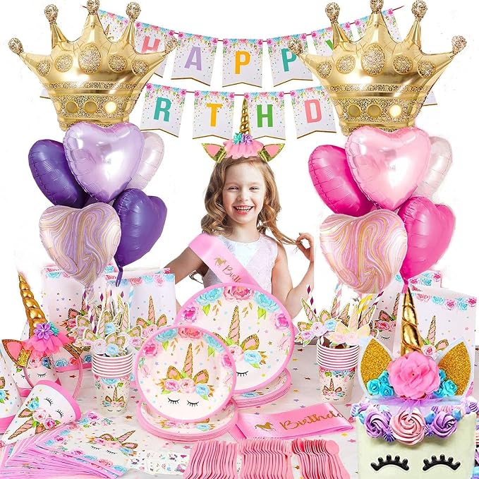 Crown Princess Balloons Pink Purple And Gold Set Of 2 Foil Helium Mylar Balloons - Image 2
