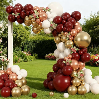 Burgundy Balloon Arch Garland Kit - Image 8