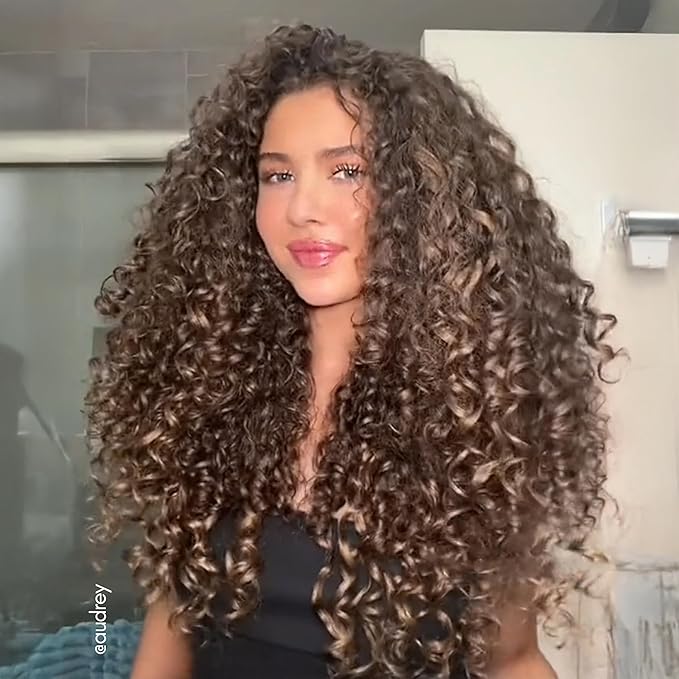 Irresistible Me 3A Curls Real Human Hair Extensions Clip Ins – 100% Human Hair Clip In Extensions for Length & Volume – Invisible Extension – Heat Resistant & Dyeable – Light Brown, 24 Inches