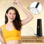 Head Massager 28 Fingers Scalp Massager Head Scratcher, Back Massage Back Scratcher, Stocking Stuffers for Scalp and Body Massage (Black)