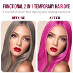 Pink Hair Spray,Temporary Hair Color Wax,Hair Color Spray Wax, Pink Hair Dye,Hair Spray Color Temporary for Cosplay,Party,Masquerade, Halloween.etc (Pink, 1 Pack)