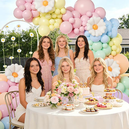 136pcs Pastel Flower Balloon Arch Kit - Image 5