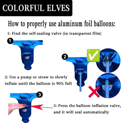 Navy Blue Number 6 Balloons 40 Inch - Image 3