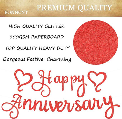 Pre-Strung Happy Anniversary Banner - Image 7