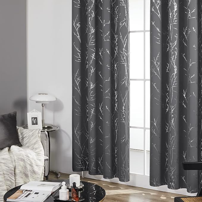 Deconovo Living Room Curtains 95 Inches Long, Thermal Insulated, Room Darkening - Image 4