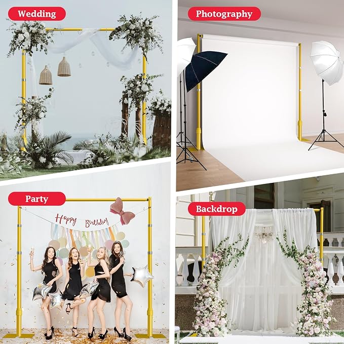 EMART 10x10ft Heavy Duty Backdrop Stand Frame - Image 7