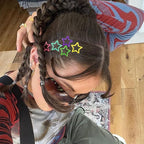 Star Hair Clips Snap Hair Barrettes Non Slip Star Hair Accessories Multiple Colors Metal Hair Clips for Girls Women -15 PCS 1.18"