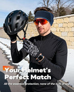 Winter Sport Headband Ear Warmer - Windproof Forehead & Breathable Fleece Headband for Skiing, Running, Cycling