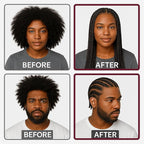 Grip&Loc Luxury Braid Gel Extreme Hold, High Shine Styling Gel & Edge Control, Flake Free with Tea Tree & Argan Oil for Hair, Sleek Braids, Locs & Twists, Made in Korea (5.29 fl oz)