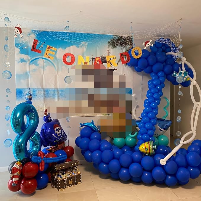 Blue Number 40 Birthday Balloons, 40 Inch Large Blue Foil Number 4 and 0 - Image 6