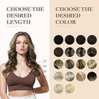 GOO GOO Clip in Hair Extensions Real Human Hair, Remy Human Hair Extensions Clip ins for Women, Natural Human Hair, 24inch 160g 7Pcs, 2/6/18 Balayage Brown to Dirty Blonde