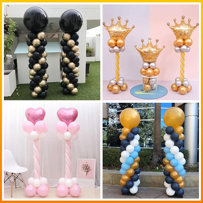IDAODAN 2 Set Balloon Column Kit and Balloon Pump Electric, Balloon Column Stand - Image 6