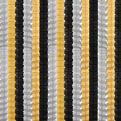 Black-Gold Silver Party-Decorations Streamers Garland - 157Ft Graduation - Image 2
