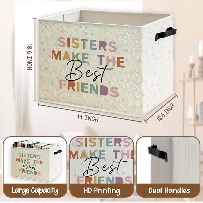 Boho Girl Nursery Foldable Storage Bins Box - Image 5