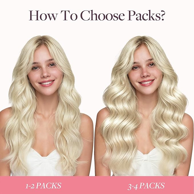 GOO GOO Tape in Hair Extensions Human Hair, 60A Platinum Blonde, 14inch 50g 20pcs, Skin Weft Seamless Invisible, Silky Straight with Thick Ends, Remy Human Hair