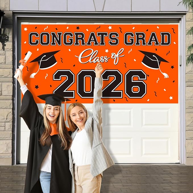 2026 Graduation Party Plastic Backdrop - Image 4