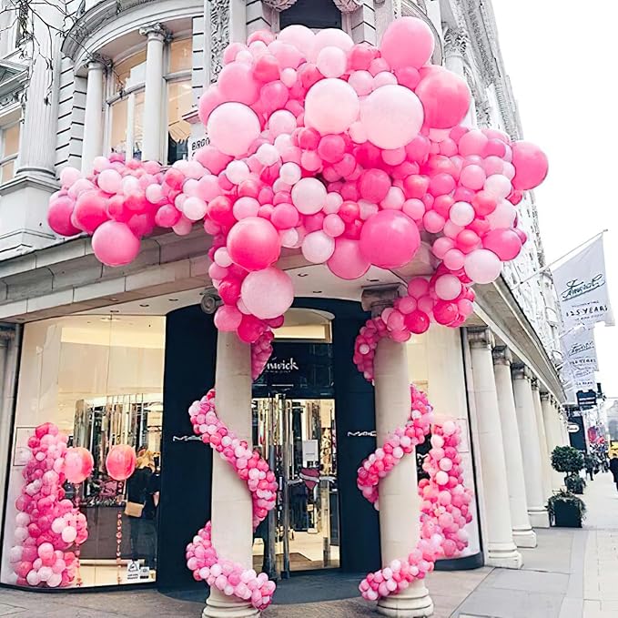 PartyWoo Pearl Pink Balloons 50pcs Light Pastel Baby Pink Color | 12 Inch - Image 7
