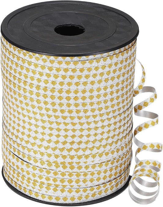 PATIKIL Glitter Curling Ribbon 500yds x 1/5" Plastic Balloon String Ribbon | by PATIKIL