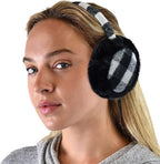 C.C Soft Winter Warm Adjustable Headband Ear Warmer Earmuffs