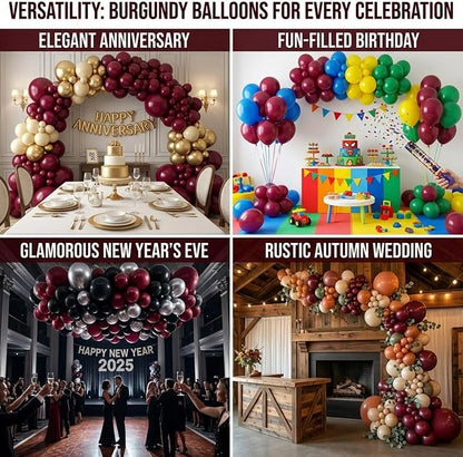 Burgundy Balloons - Image 4