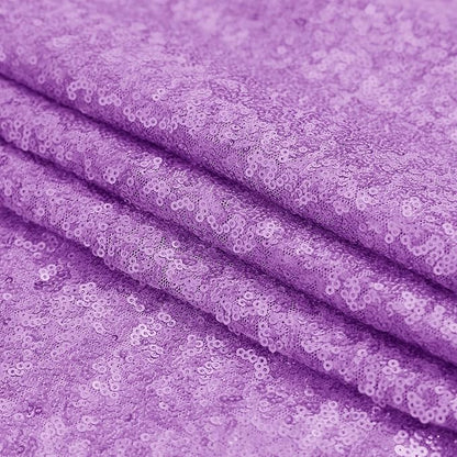 Sugargirl Lavender Purple Sequin Backdrop Curtain 4 Panels 2FTx8FT Glitter - Image 9