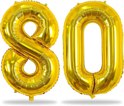 80th Birthday Balloons by Lingqiang