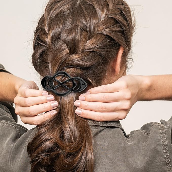 Hair Barrettes for Women 4packs Hair Clips French Barrette Clip for Girls Vintage Accessories for Women Girls