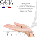 Camila Paris AD115/6 French Hair Clip for Women, Set of 6 Extra Small Girls Hair Claw Clips Jaw Fashion Durable Styling Hair Accessories for Women, Strong Hold No Slip Grip, Made in France