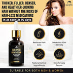 Elevate Multi-Peptide Hair Growth Serum Caffeine + Biotin Peptide Density for Fuller Thicker Visibly Longer Natural Hair Regrowth – Vegan Safe & Gentle Scalp Serum Formula Treatment for Thinning Loss