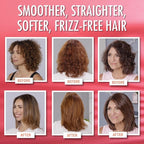 Keratin Salon Direct Keratin Hair Treatment, 4 oz | Frizz Control, Formaldehyde Free, Salon Quality, Smoothing Treatment, Long Lasting, Cream for All, Frizzy, Curly, Dry, Damaged Hair