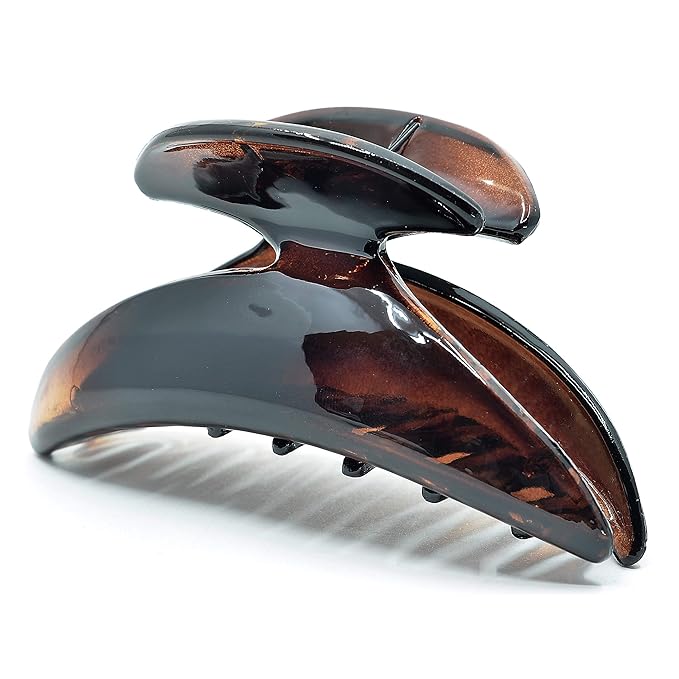 Camila Paris CP2615 French Hair Clip for Women with Thick or Long Curly Wavy Hair, Claw Clips Jaw, Durable Styling Big Claw for Thick Hairs, Strong Hold No Slip Grip, Made in France