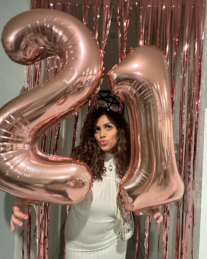 Rose Gold 14 Balloon - Image 4