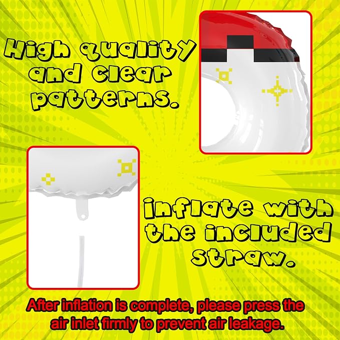 40 Inch Giant Red and White Cartoon Theme Number Foil Balloons - Image 2