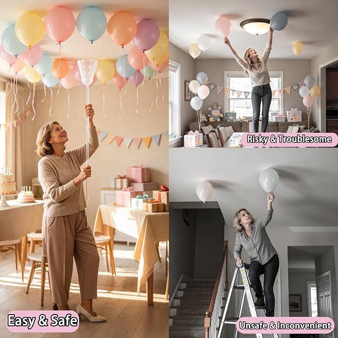 Balloon Ceiling Tool Set, All-in-One Party Decor Supplies - Image 2