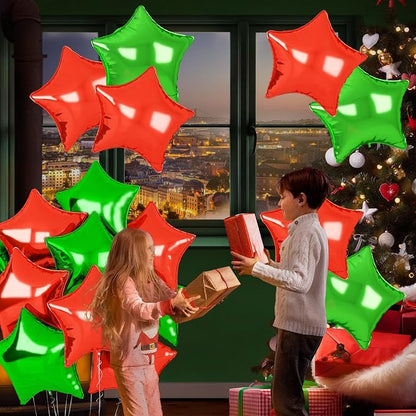 Star Foil Balloons, 18 Inches Christmas Star Balloons - Image 6