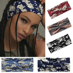 5 Pack Turban Headbands for Women, Cute Hair Band Accessories Featuring Soft Boho Floral Patterns, Fashionable Hair Wraps and Large Scarf-Style Headbands