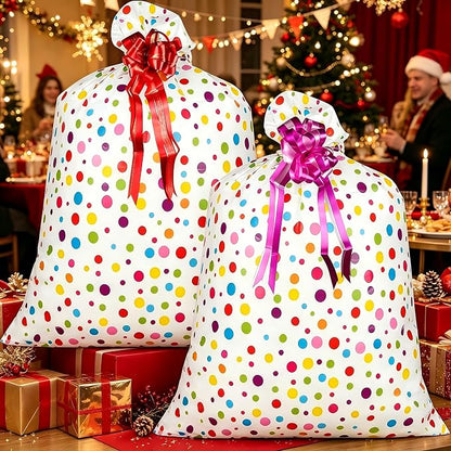 2 Pcs Large Gift Bags Oversized Plastic Storage Bags 48"x 36" - Image 6