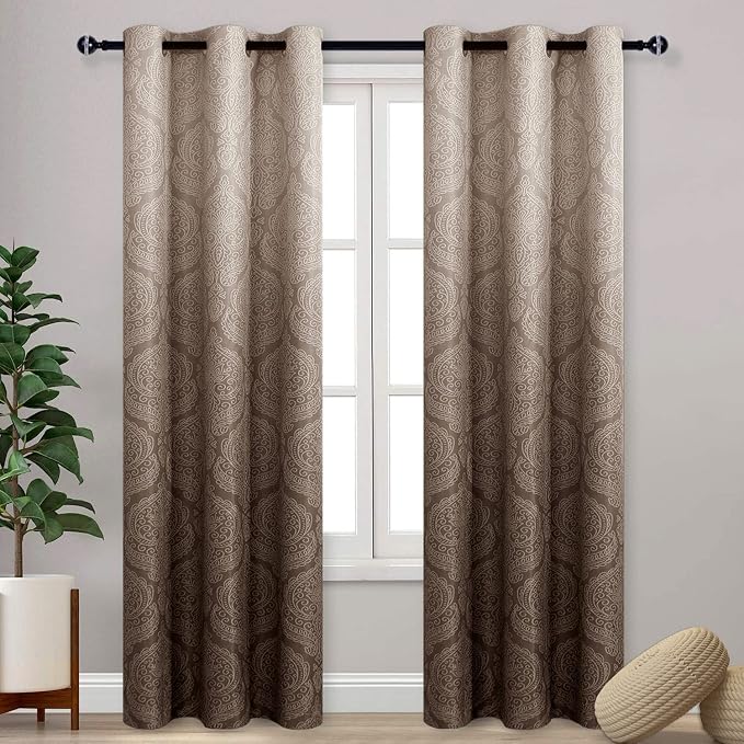 DWCN Ombre Blackout Curtains for Living Room by DWCN