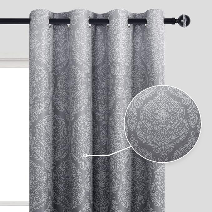 DWCN Ombre Blackout Curtains for Bedroom - Image 2